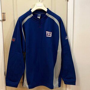 Reebok NFL Team Apparel Men's 2XL 100% Polyester L/S Pullover Sweatshirt. Blue.